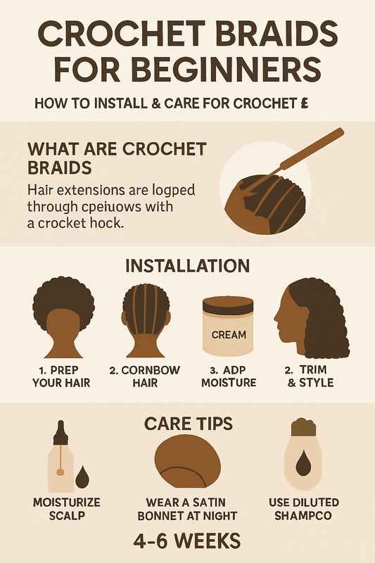 Crochet Braids for Beginners: Installation, Care, and Styling Tips